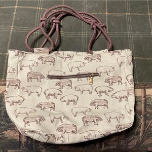 Farmhouse Is My Style Pig purse